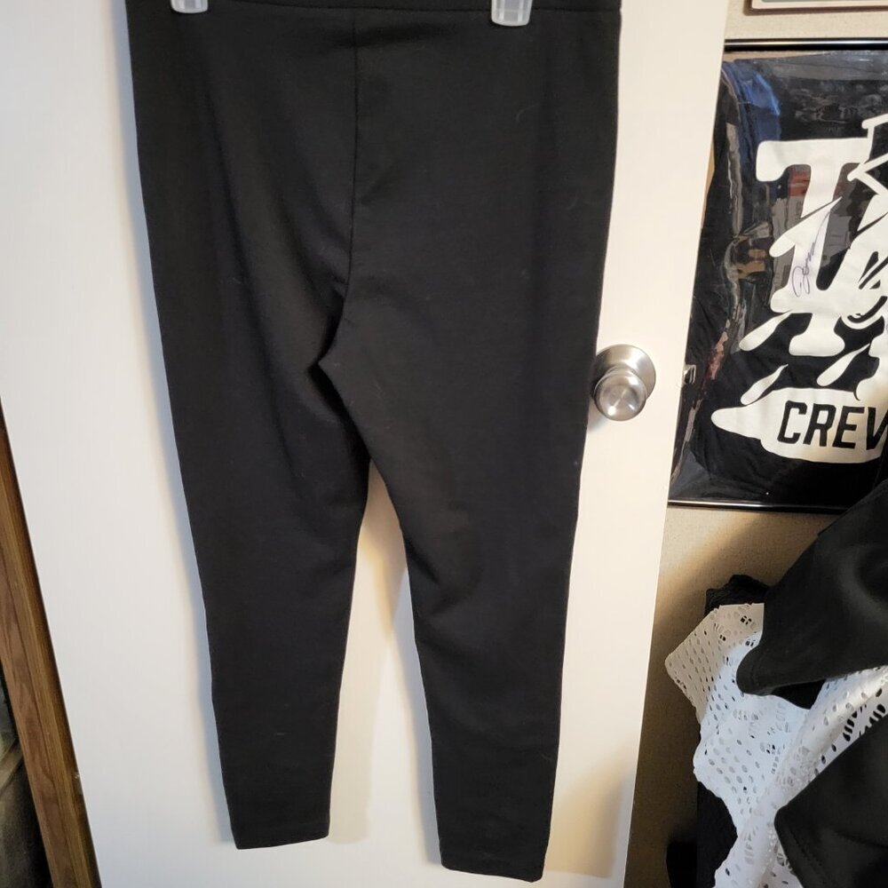 NWT MICHAEL KORS BLACK TROUSER PANTS SZ 10 - Picture 2 of 7